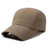 Summer lightweight breathable sports baseball cap, sun protection hat, outdoor fishing hat, casual