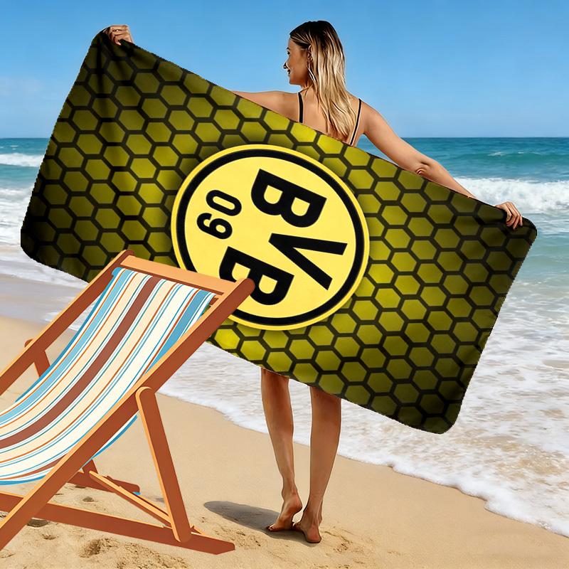 Dortmund Print Beach Towel, Large Soft Quick Dry Towel for Beach Camping Swimming