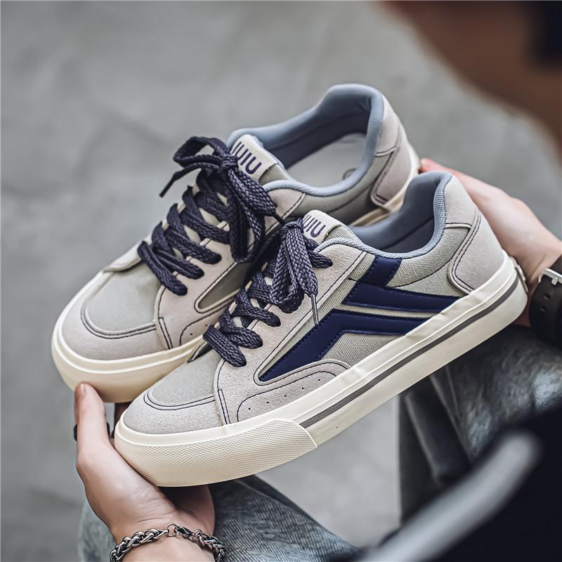 Men's Vulcanized Shoes New Spring Casual Sports Shoes Fashion Designer Outdoor Breathable Tennis Canvas Training Shoes for Men