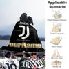 Juventus Personalized Text Blanket Cozy Personalized Blanket Soft & Cozy Versatile for Livingroom Picnics Office Living Room for All Occasions