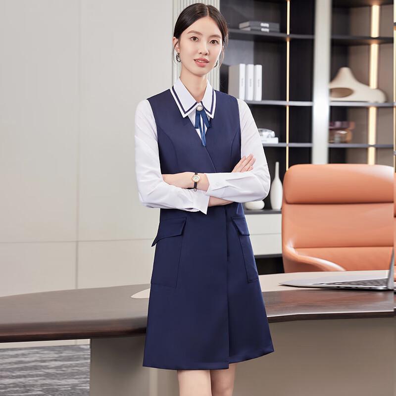 Women's Professional Dress & Long-Sleeve Shirt Set