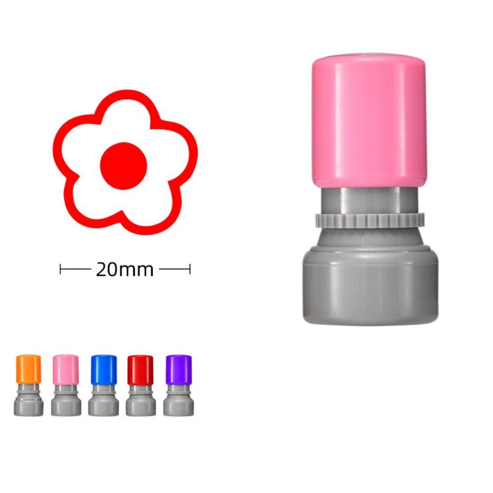 DIY Drawing Toy Star Grading Stamp Self Inking Teacher Review Stamp Rewards Flower Stamp  School
