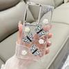 A16 Epoxy Three-color Butterfly Mobile Phone Case for Samsung S25EDGE Epoxy S24FE Trendy A35/A25 Case