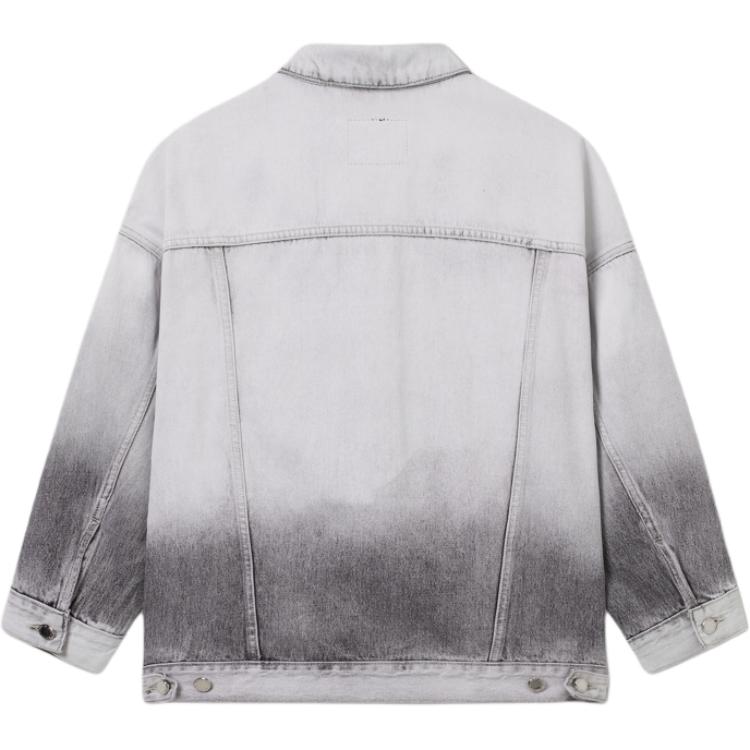 Levis Loose Casual Comfortable Lapel Single-Breasted Long Sleeve Denim Jacket Women Jackets Gray 002YY-0001