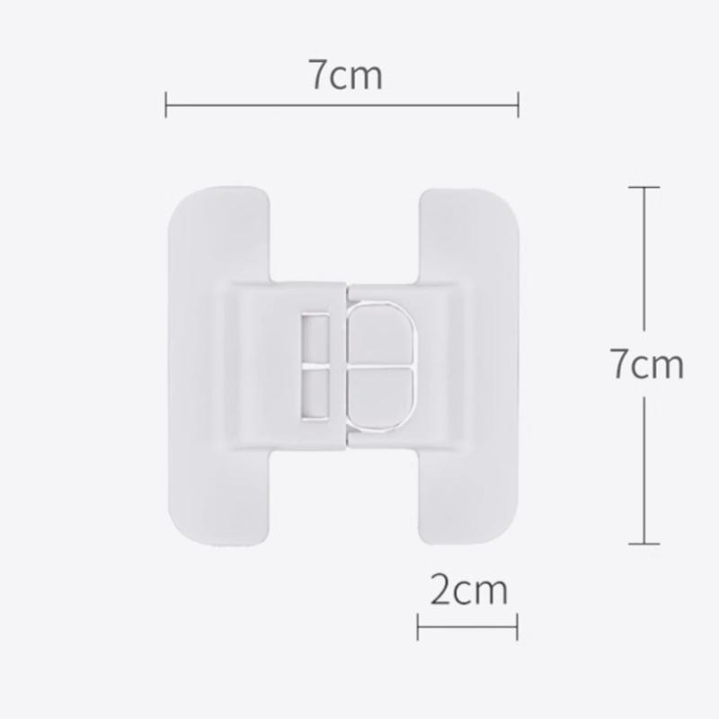 5Pcs Baby Safety Cabinet Lock Drawer Door Locks Child Anti-Pinching Hand Security Protection Buckle Protection Refrigerator Lock