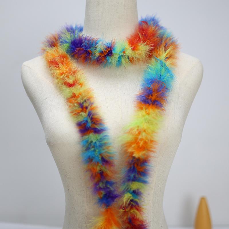 Strisce di Piume di Tacchino Strisce Superiori Accessori per Abbigliamento Accessori Accessori Artigianato Materiali Decorativi Strisce di Piumino