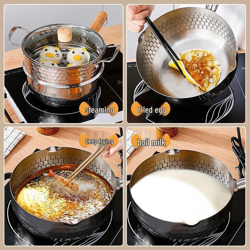 Yicang Japanese Stainless Steel Yukihira Pot