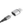 Mini adapter USB 3.1 do typu C, męski i żeński, złącze do szybkiego przesyłania danych i ładowania typu C, 10 Gb/s