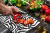 GLASS CUTTING BOARD 52x40 ZEBRA