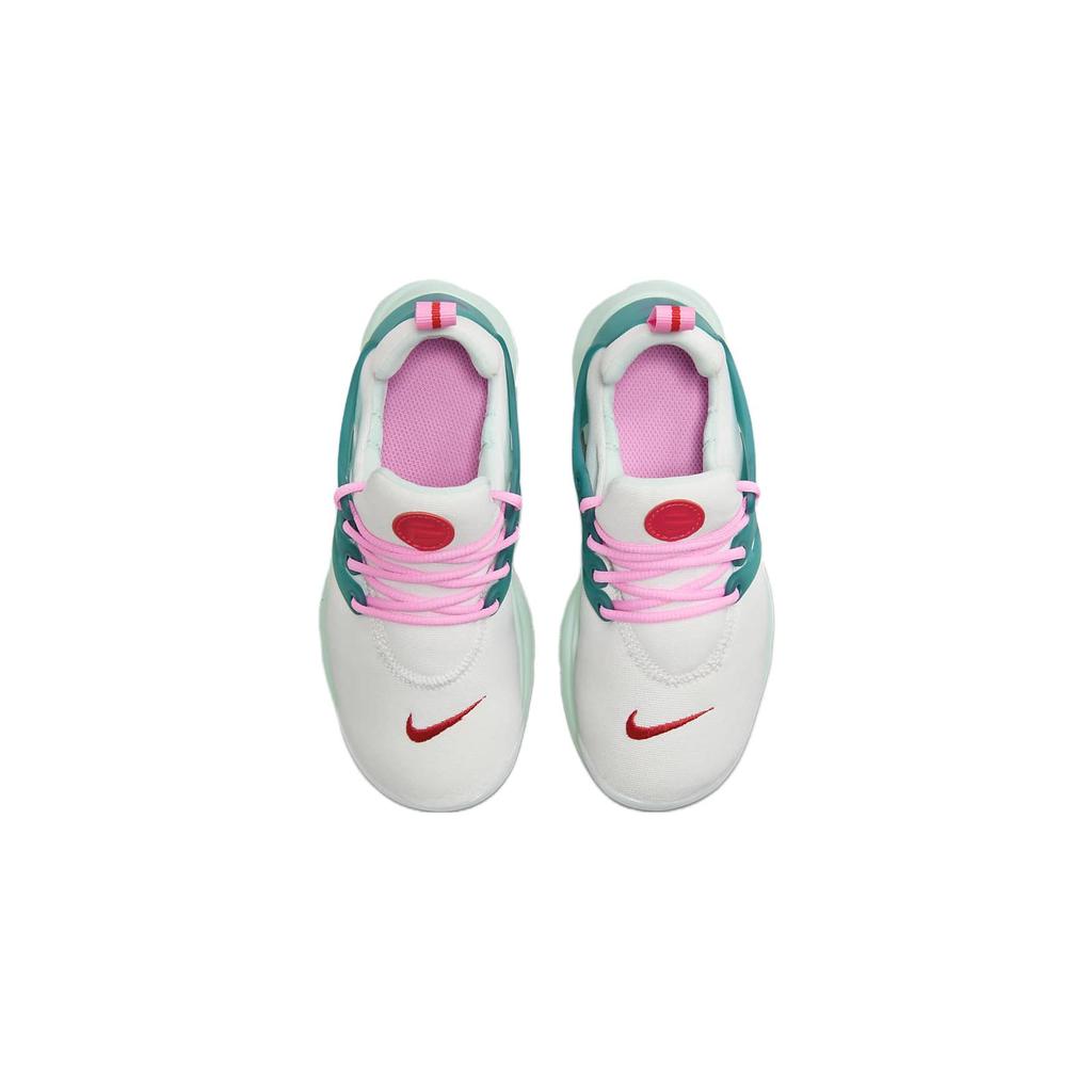 Nuevas Zapatillas de Running Nike Air Presto Resistentes a la Abrasión de Caña Baja para Niños Blanco Verde Niños de 3 a 7 Años 844766-103