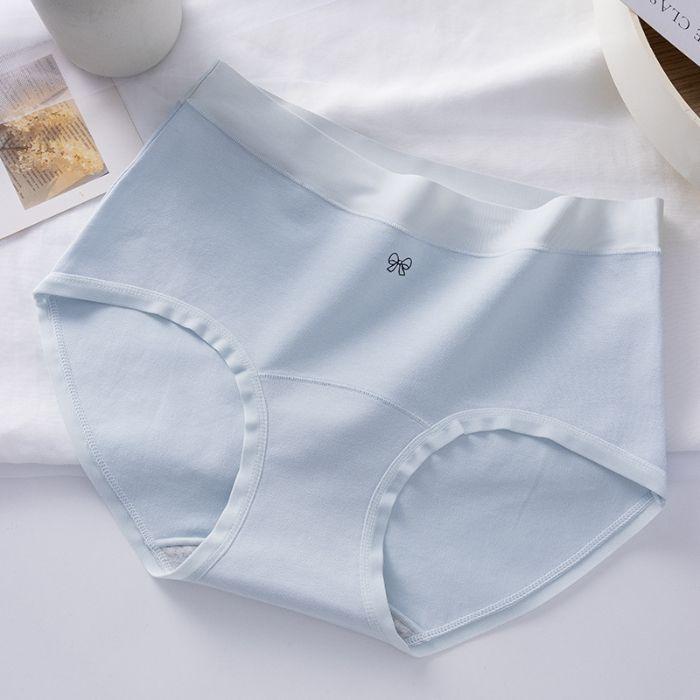 Female Autumn and Winter New Cotton Pure Color Breathable Comfortable Hip Waist Triangle Briefs