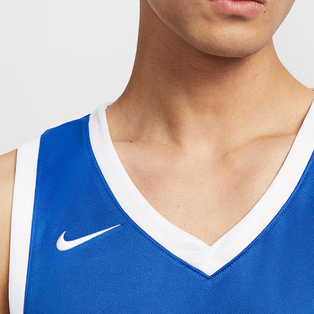 Nike Dri-Fit Crossover Comfortable Fashion Versatile Soft Quick-Dry Basketball Vest Men Tops Blue IB8638-412