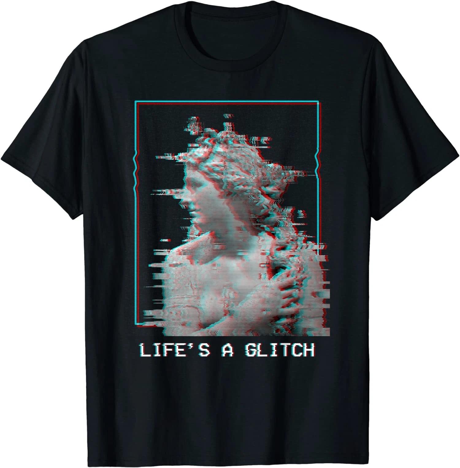 Vaporwave 80s 90s Aesthetic Greek Statue Cool Gift Tee T-Shirt S-3XL XXL