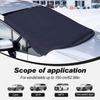 Windshield Snow Cover Waterproof Heavy Duty Oxford Fabric Auto Sunshade Winter Protectors Window Blanket For Car Trucks Pickup