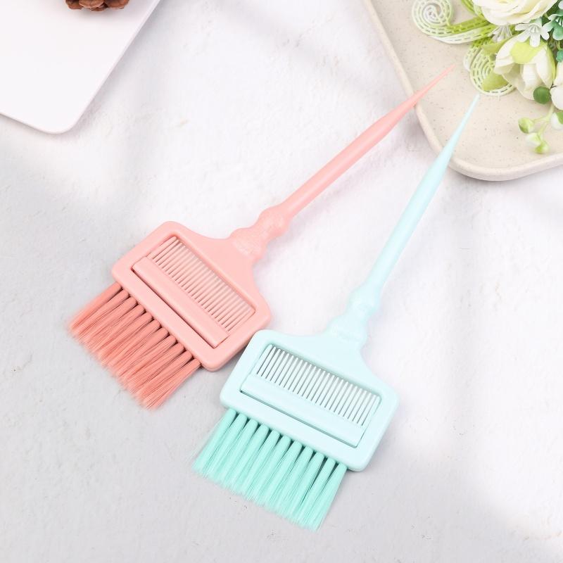 1pcs Professional Hair Tint Brush Non-slip Hair Coloring Cream Brush With Comb Dyeing Picking Bleaching Salon Applicator