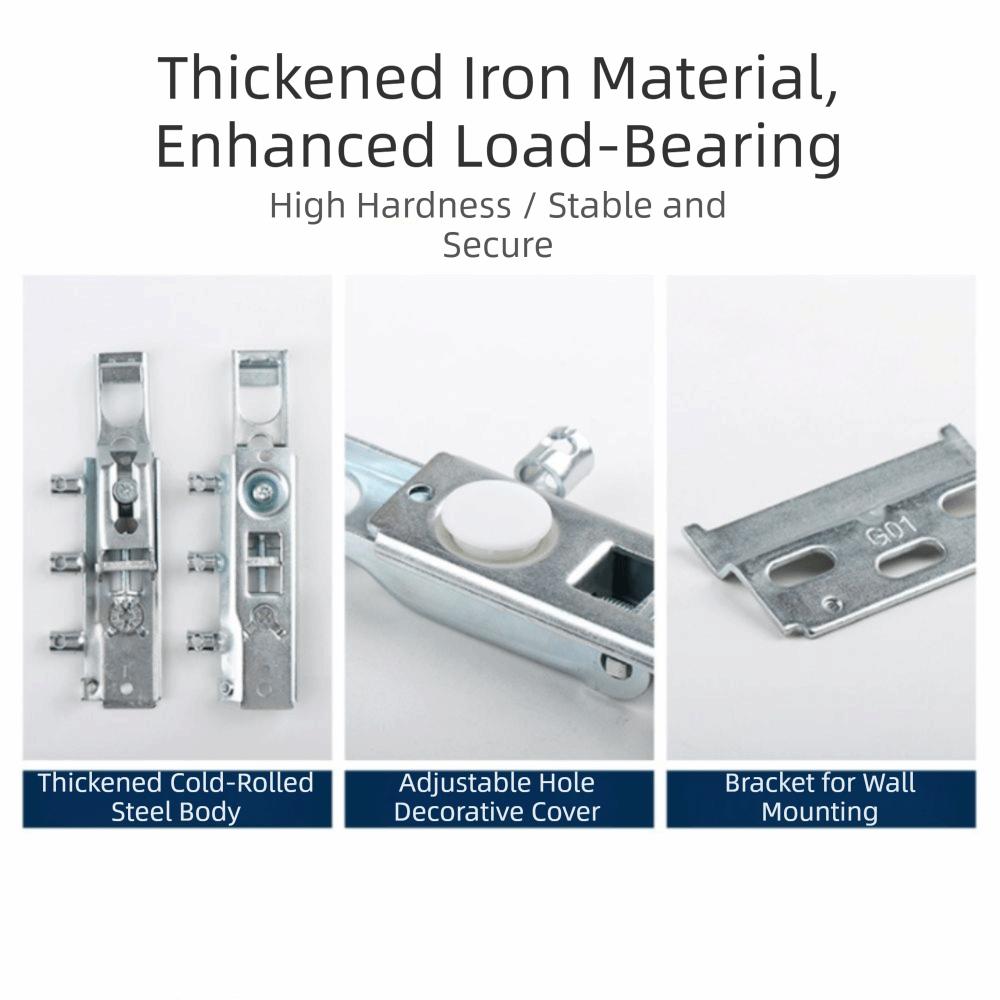 Conceal Hidden Wall Mount Hanger Adjustable Cabinet Hanging Bracket  Wall Mount Installation