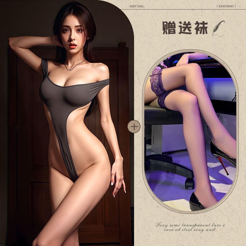 Dead library water bikini sexy female passion onesie set open pure desire uniform seduction lingerie