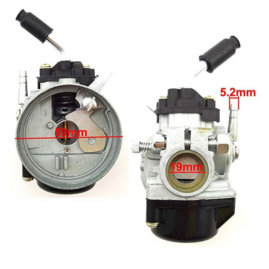 19mm Carburetor with Air Filter For Dellorto Style SHA 14:12P Aftermarket Carb