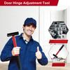 Adjusting Wrench Kit High Carbon Steel Adjusting Wrench Door Hinge Professional Ergonomic Handle Repair Tool For Residential And