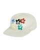 THEMUSEUMVISITOR Five Flower Arch Logo Ball Cap (Light Beige)