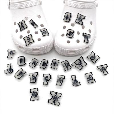 26Pcs Luminous English Alphabet Series PVC Shoe Charms for Shoe Decoration