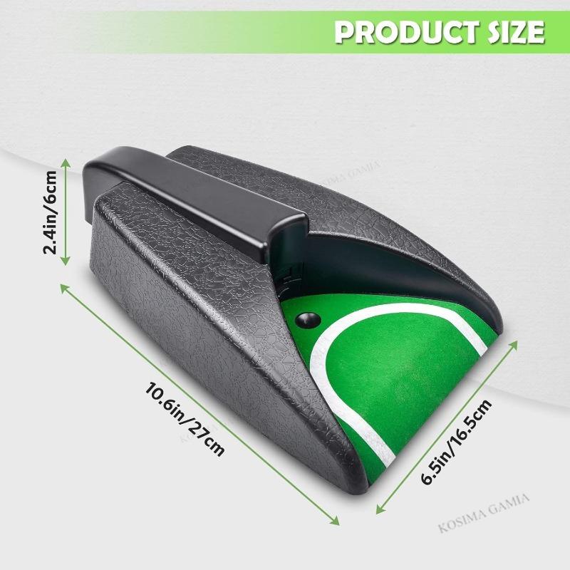 Golf Ball Auto Return System Automatic Putting Cup with Kick Back Technology Golf Training Equipment for Indoor/Outdoor
