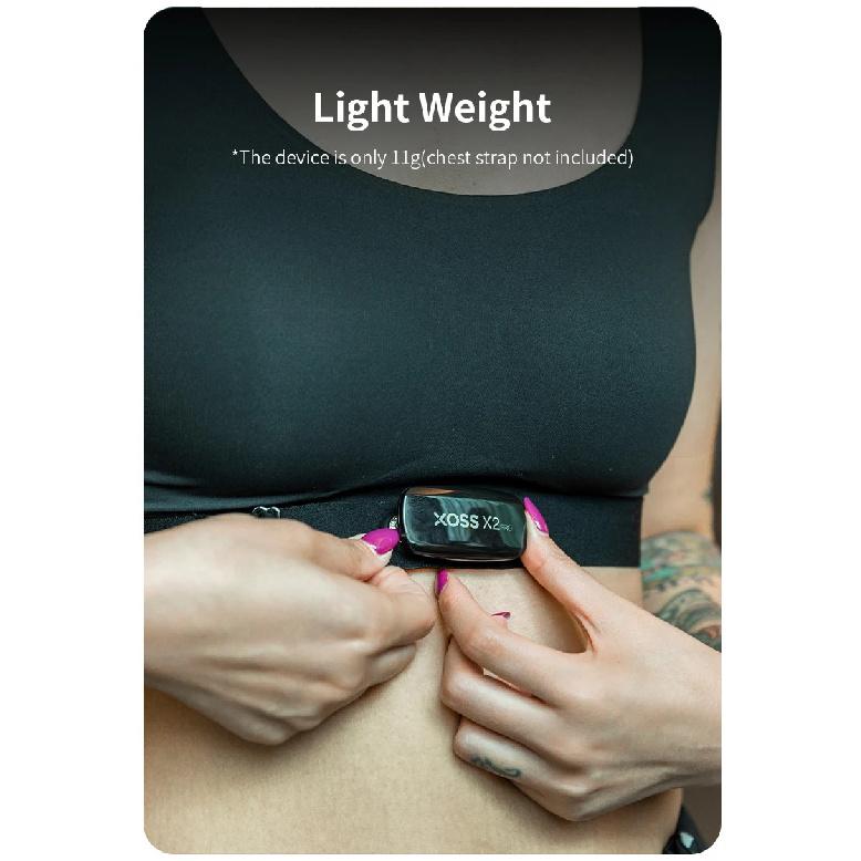 XOSS X2 Pro Heart Rate Sensor Independent Record Chest Strap HRM Monitor Bluetooth ANT+ Health Fitness Smart Bicycle Sensor