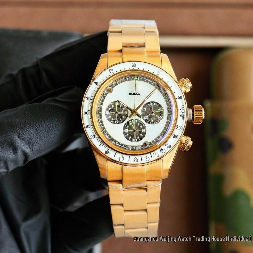 

Серия Daytona Высококлассные Полностью Автоматические Мужские Механические Часы с Браслетом из Нержавеющей Стали от Daishiika