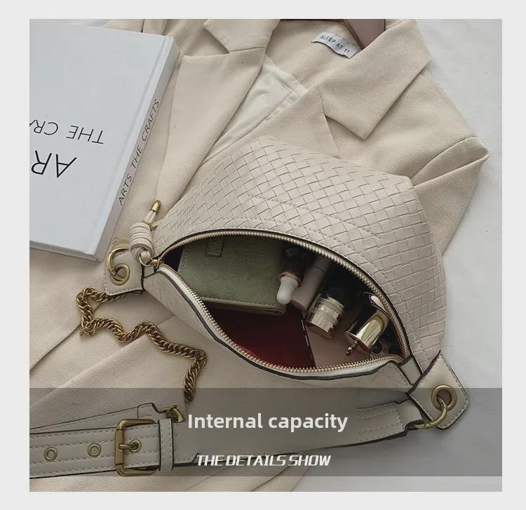 Damen 2023 Trendige Ketten-Umhängetasche - Stilvolle Sommer-Hüft- & Brusttasche