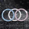 Car Accessories Auto Decorative Start Switch Button Diamond Ring Cap Cover Set