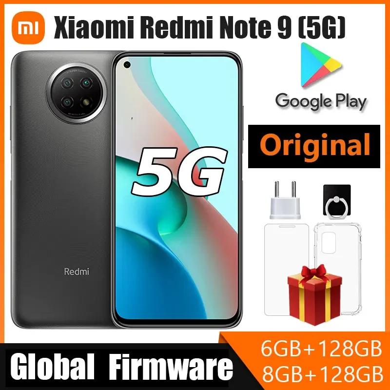 Original Xiaomi Redmi Note 9 5G 8GB 256GB Cellphone 5000mAh Large Battery 6.53 Inch 48 Million Pixels 5G Smartphone Global ROM