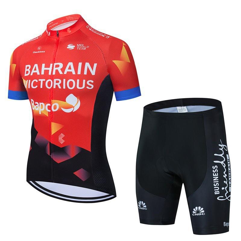 Men Women Cycling Jersey Set Short Sleeve Breathable Performance Kit Road Bike Riding