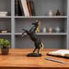 Artistic Horse Figurine Miniature Simulation Pony Statue Resin Animal Sculpture Home Office Desktop Decoration Ornament