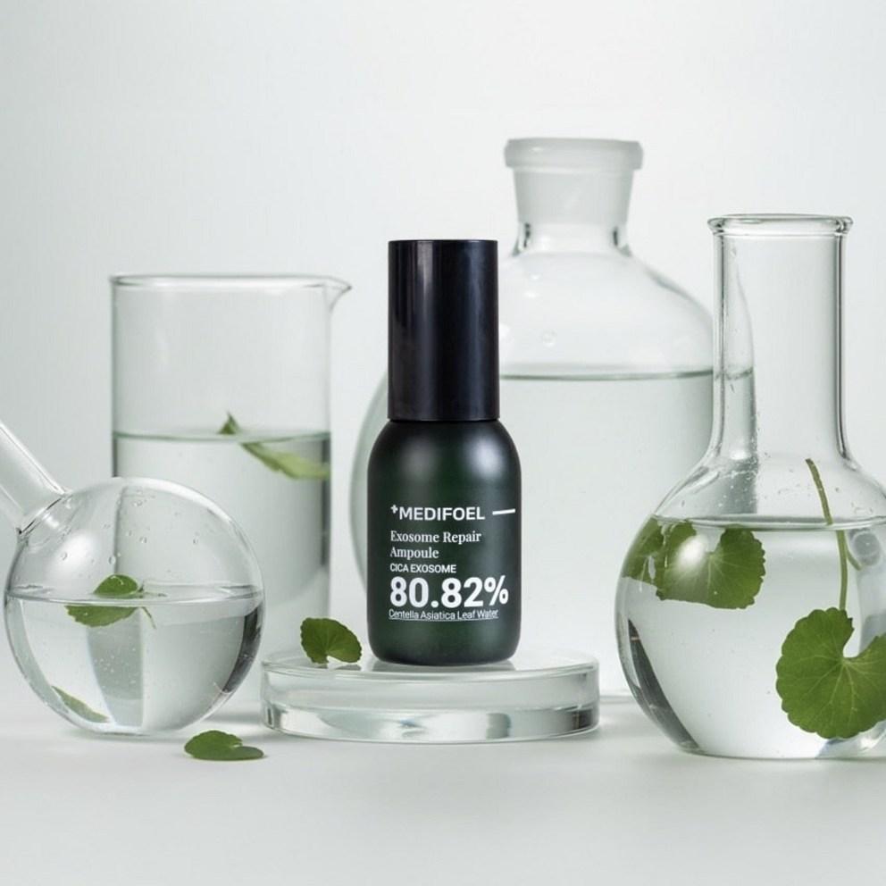 MEDIFOEL Exosome Ampoule Hyaluronic Acid Moisturizing Calming Cica Pore Tightening Serum, 50ml