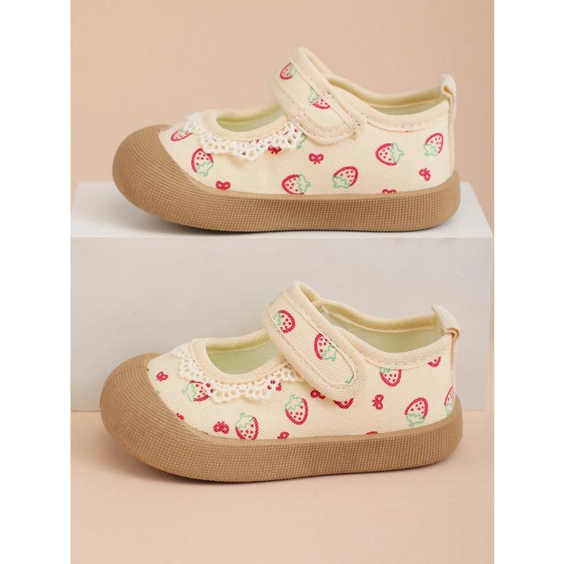 

Spring and Autumn New Korean Version of Indoor Girls Canvas Shoes Soft-Soled Children s Baby Toddler Shoes Children s Shoes 29 бежевий