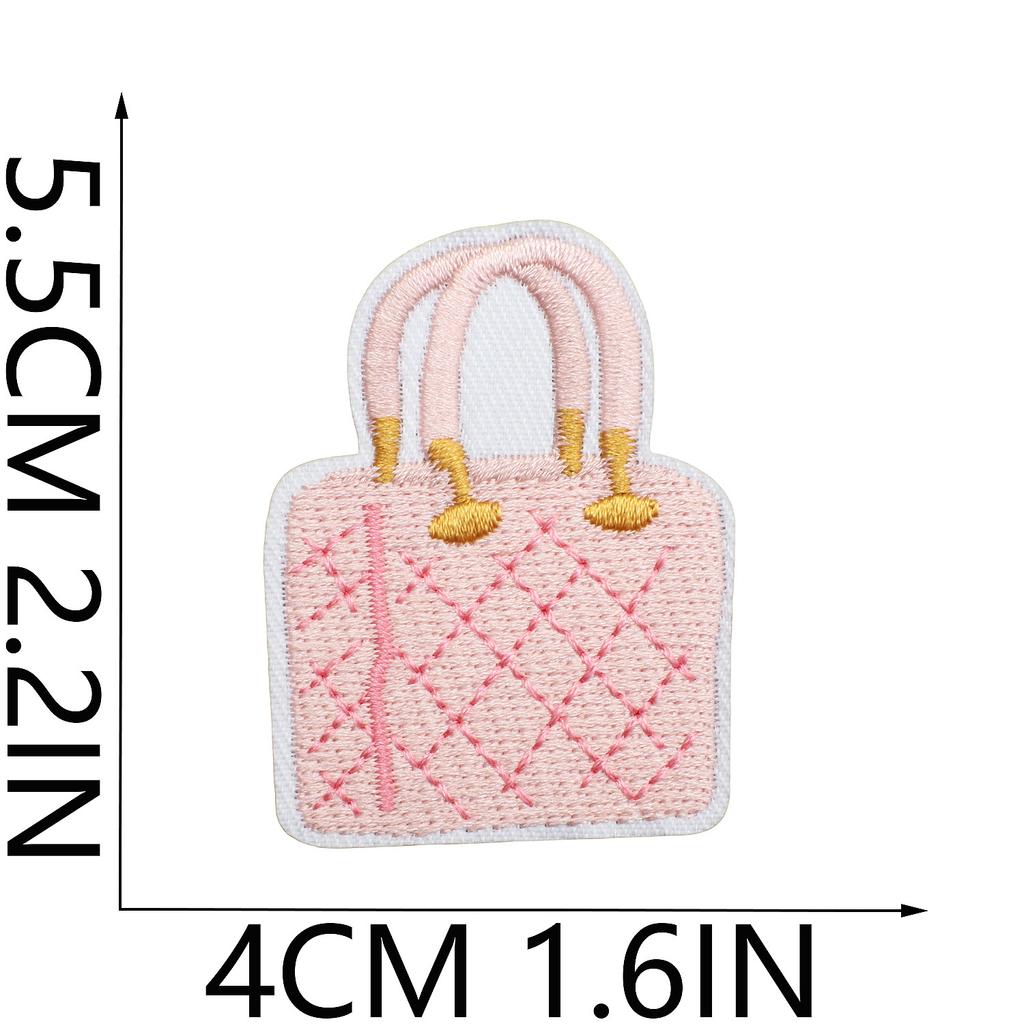 Love Letter Embroidery Cloth Sticker Pink Couple Clothing Decorative Patch Sticker Bow Bear Computer Embroidery Label Heat Transfer