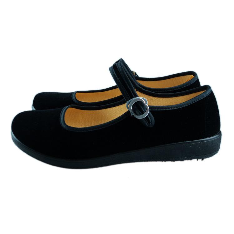 

2025 Новый стиль Этнические Тканевые туфли Старый Пекин для женщин - Удобная обувь для танцев и работы для пожилых мам 36