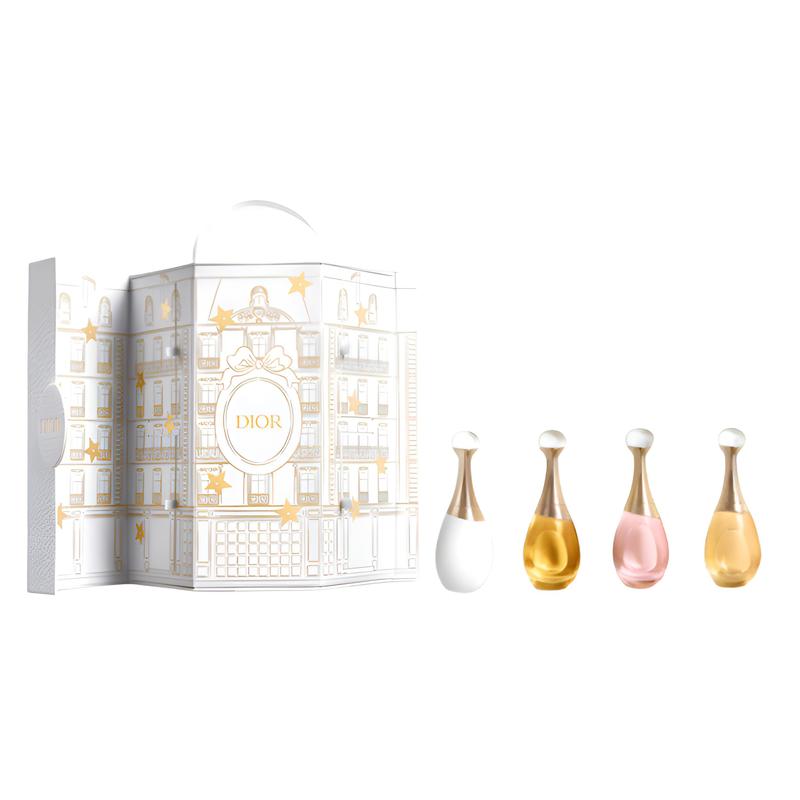 DIOR Avenue Montaigne True Me Sample Gift Box Set of Four Floral Fragrance EDP Peach Jasmine Tuberose Vanilla 5ml Mother s Day Gift for Mom белый