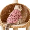 Fleece Lined Winter Cats Clothing for Maximums Warmth and Comfortable In Cold Environment with Leopards Print