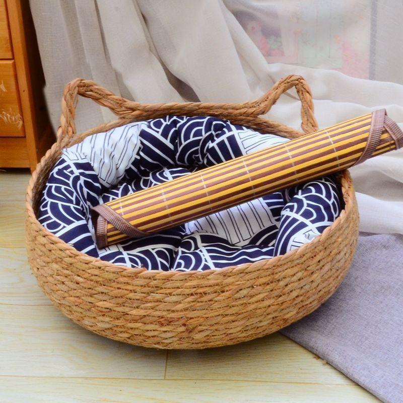 Rattan Pet Litter Removable and Washable