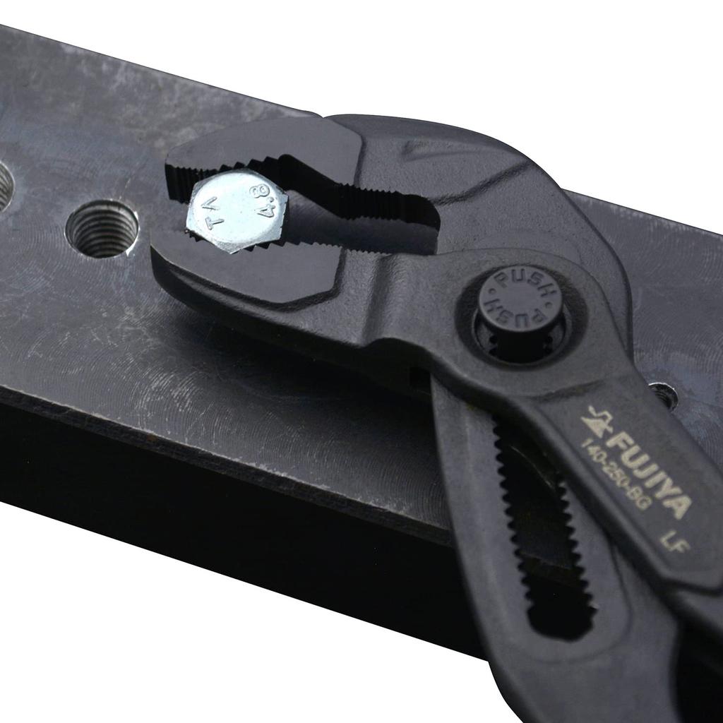 Fujiya Quick Water Pump Pliers, Maximum Opening 51mm, 140-250-BG