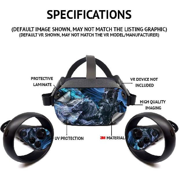 MightySkins Наклейка, совместимая с Meta Quest 3 - Битва самураев | Защитная, прочная и уникальная виниловая наклейка-обертка | Легко наносится, снимается и