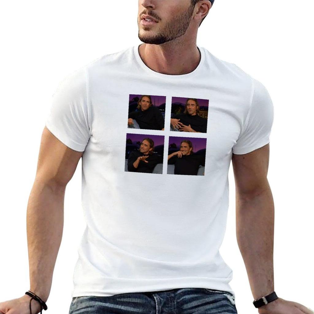Lee Pace TShirt Basic Plain Short Sleeve Crew Neck Tee