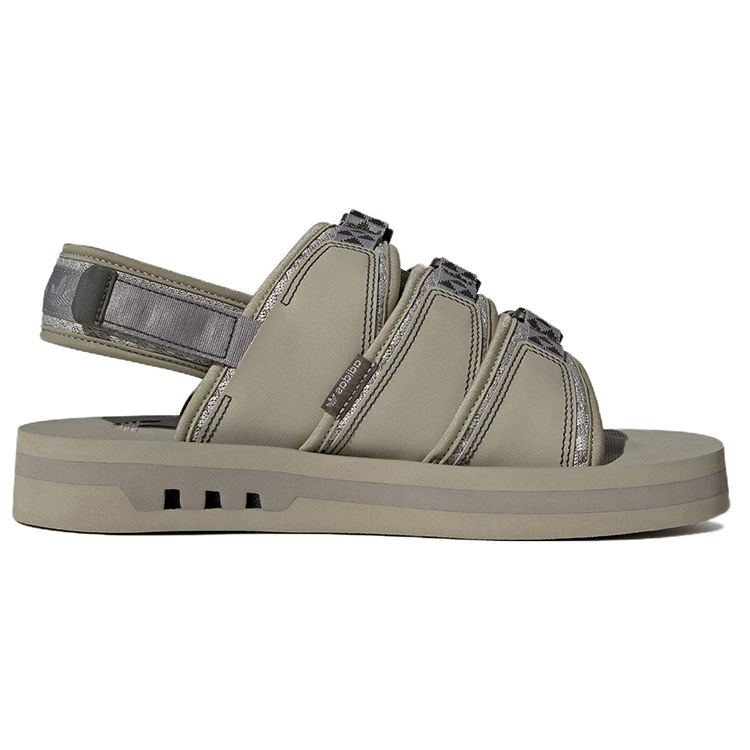 Adidas Originals Adistrp Non-Slip Durable Sports Sandals Unisex Sandals Green Gray IG1575
