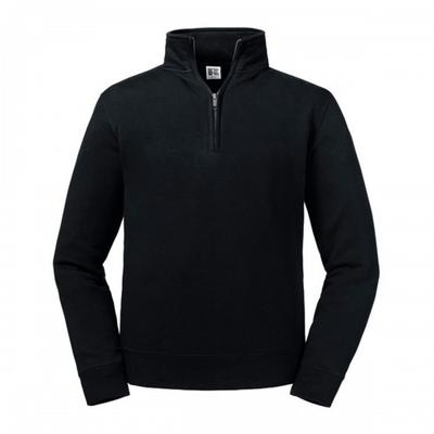 Russell Herr autentisk sweatshirt med kvartsdragkedja