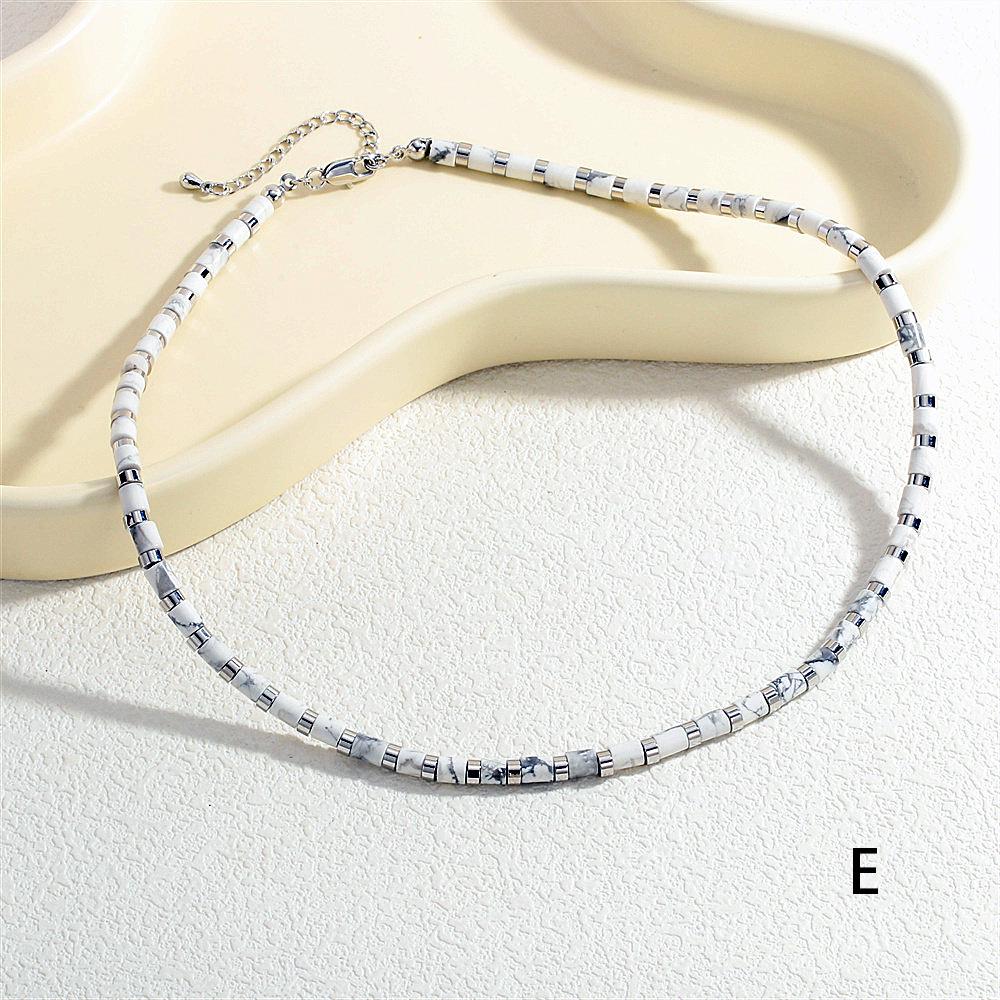 Dopamine Hip-Hop Clavicle Chain in Vibrant Ethnic Style