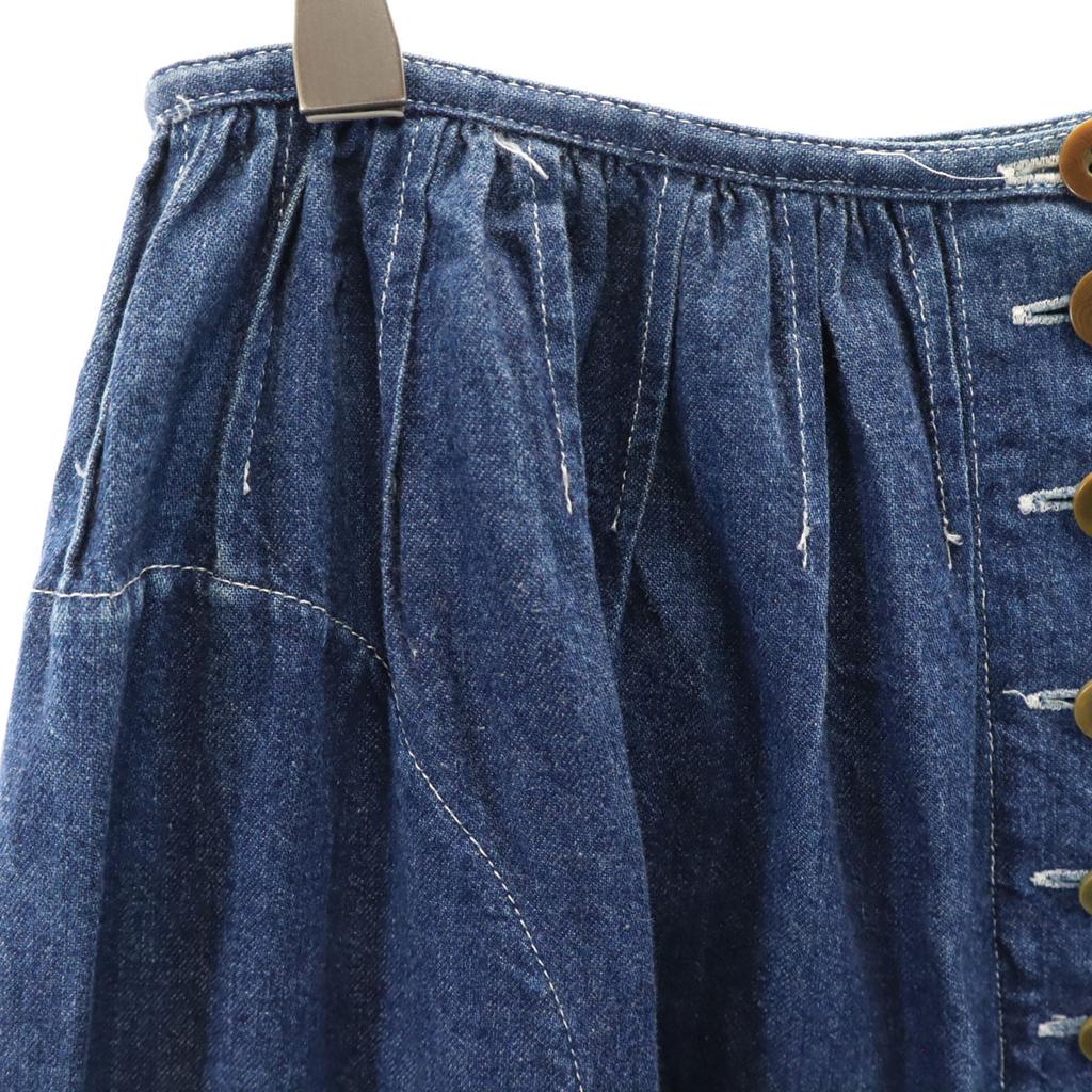 PINK HOUSE Mimole length Denim skirt Blue Women Used