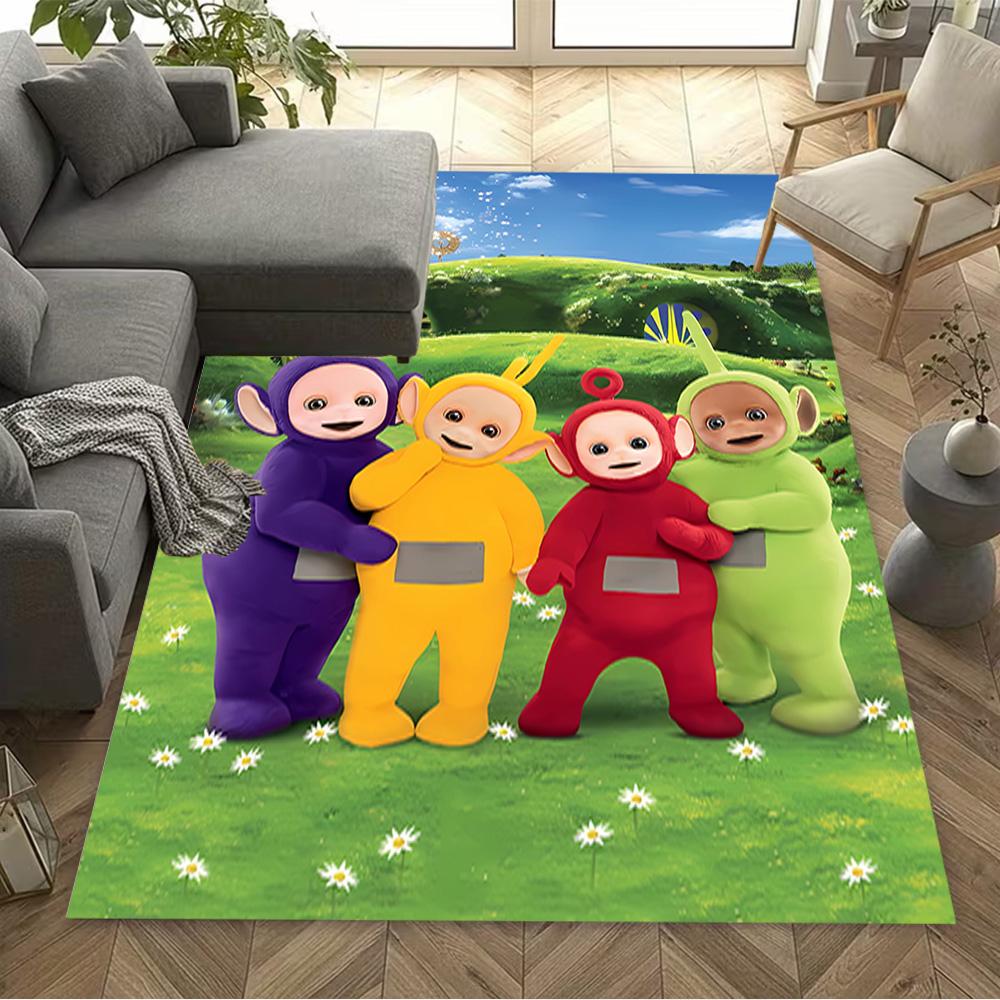 Teletubbies Moon Night Carpet Suitable for Game Room Bedrooms Kitchen Outdoor Antislip Carpet Office home decor Perfect Gift for Women/Men