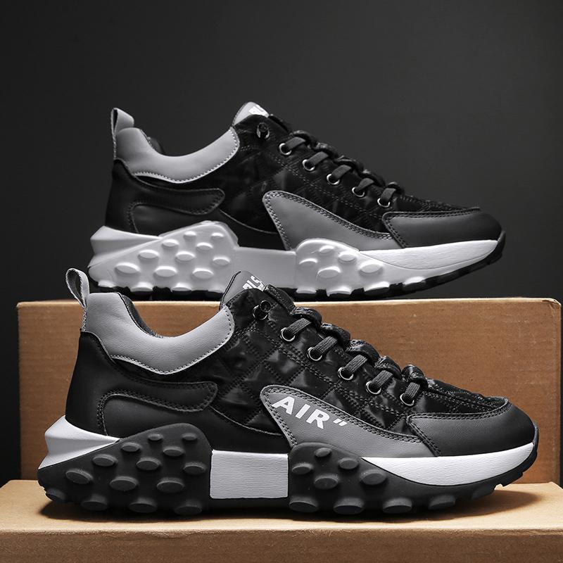 New Trendy Shoes for Men's Students'shoes for Running Sports Shoes for Internet Celebrity Thick-soled Dad Shoes Breathable Casual Shoes