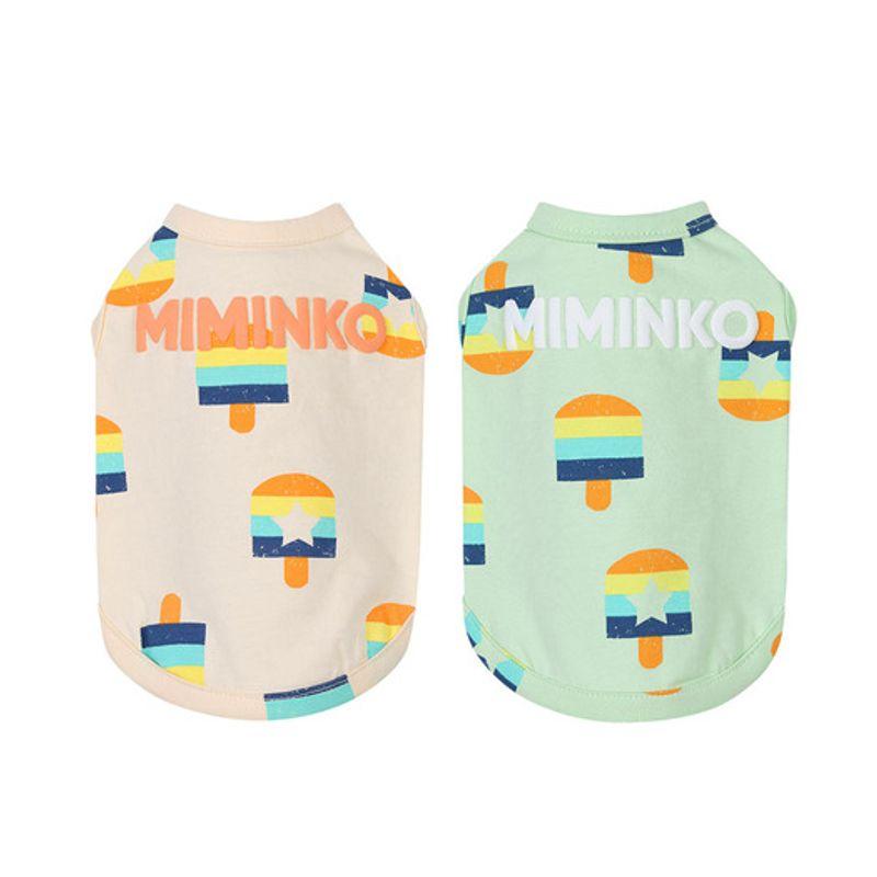 MIMINKO Ice Bar Logo T-Shirt [DW3MT1190]